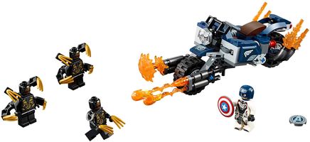 Набор LEGO 76123 Капитан Америка: Атака Аутрайдеров