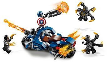 Набор LEGO Капитан Америка: Атака Аутрайдеров