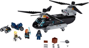 Набор LEGO 76162 Black Widow's Helicopter Chase