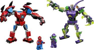 Набор LEGO 76219 Spider-Man & Green Goblin Mech Battle