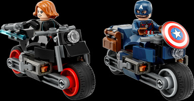 Набор LEGO 76260 Black Widow & Captain America Motorcycles