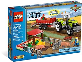 Набор LEGO Свиноферма и трактор