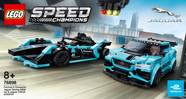 Набор LEGO 76898 Formula E Panasonic Jaguar Racing GEN2 car & Jaguar I-PACE eTROPHY