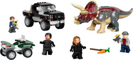 Набор LEGO 76950 Triceratops Pickup Truck Ambush