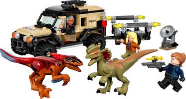 Набор LEGO 76951 Pyroraptor & Dilophosaurus Transport