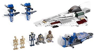 Набор LEGO 7868 Звездный истребитель Джедая Мейса Винду