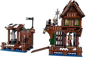 Набор LEGO Погоня в Озёрном городе