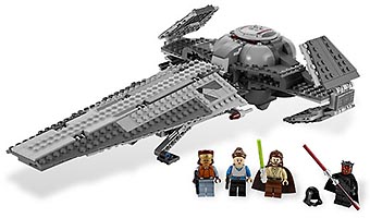 Набор LEGO 7961 Ситхский корабль-разведчик Дарта Мола