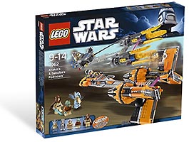 Набор LEGO Гоночные капсулы Анакина и Себулбы