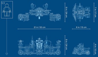 Набор LEGO The Flaming Foundry