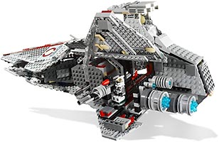 Набор LEGO Атакующий крейсер республиканцев класса Венатор