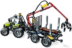 Набор LEGO Трактор с лесопогрузчиком
