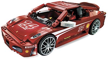 Набор LEGO 8143 Феррари F430 в масштабе 1:17