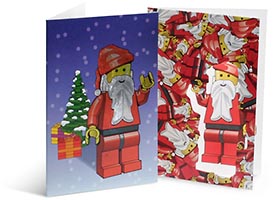 Набор LEGO 852133 Santa Holiday Cards
