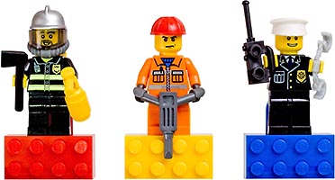 Набор LEGO 852513 City Hero Magnet Set