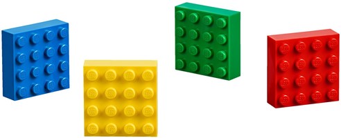 Набор LEGO 853915 4x4 Brick Magnets Classic