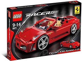 Набор LEGO Феррари 430 Спайдер в Формате 1:17