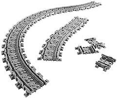 Набор LEGO Гибкие железнодорожные пути