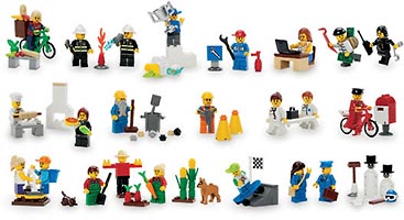 Набор LEGO 9348 Работники муниципальных служб