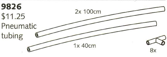 Набор LEGO 9826 Pneumatic Tubing