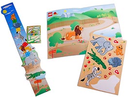 Набор LEGO K851988 DUPLO Height Chart with Zoo Sticker Set