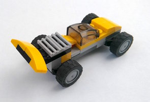 Набор LEGO Yellow racing bolid