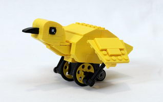 Набор LEGO MOC-10011 Игрушка-каталка Уточка