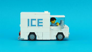 Набор LEGO MOC-10025 Ice Delivery Truck