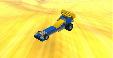 Набор LEGO MOC-10056 dragster - alternate for 5765