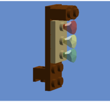 Набор LEGO MOC-10090 70400 Traffic Light