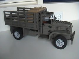 Набор LEGO 'Шевроле G-7107' - американский армейский грузовик времен Второй Мировой войны