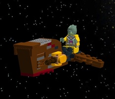 Набор LEGO Microfighter YV-666 Bossk&#39;s Hound&#39;s Tooth