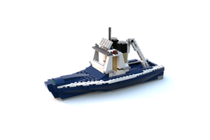 Набор LEGO MOC-10129 Рыбацкая лодка