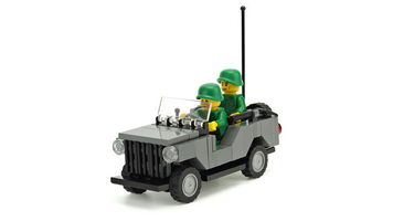Набор LEGO MOC-10150 Army command car