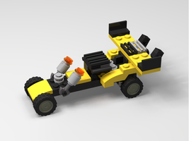 Набор LEGO MOC-10221 31041 - Drag racer