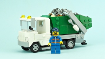 Набор LEGO MOC-10313 Waste container transporter