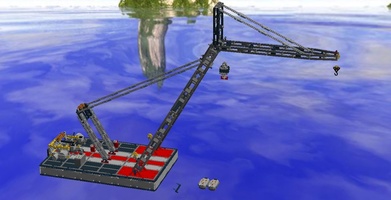 Набор LEGO Floating Sheerleg