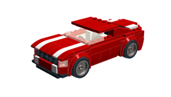 Набор LEGO MOC-10359 7-Wide Ford Mustang