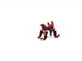 Набор LEGO MOC-10381 Красная летучая мышь (ходит и летает)