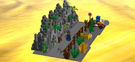 Набор LEGO MOC-10389 Fallout Diorama