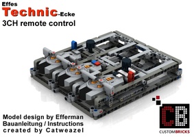 Набор LEGO Custom RC Remote Control for Power Function - 3CH