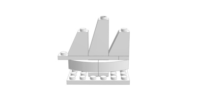 Набор LEGO MOC-10491 Micro Ship
