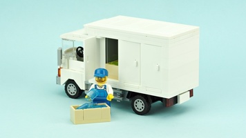 Набор LEGO MOC-10494 Ice cream delivery truck