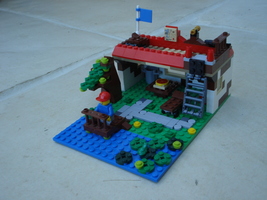 Набор LEGO MOC-10503 Домик с прудом