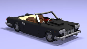 Набор LEGO MOC-10565 Lancia Flaminia 2.8 3 C Touring Trasformabile