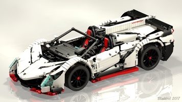 Набор LEGO MOC-10574 Lamborghini Veneno Roadster - 50th Anniversary Pirelli Edition