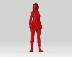 Набор LEGO MOC-10597 Girl sculpture