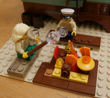 Набор LEGO Cathy&#39;s Fishing Lodge
