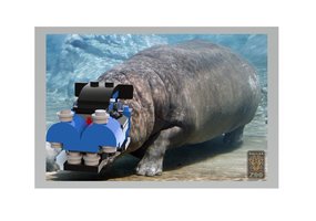 Набор LEGO Голова бегемота
