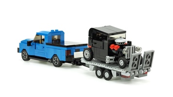 Набор LEGO MOC-10886 Car Trailer for small Hot Rod